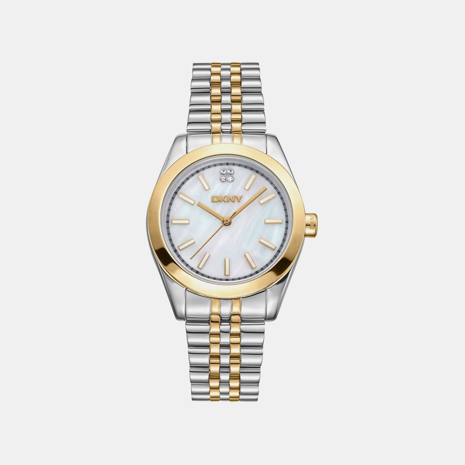 Nolita Midi Women Quartz Mother Of Pearl Dial Analog Stainless Steel Watch DK1L029M0075