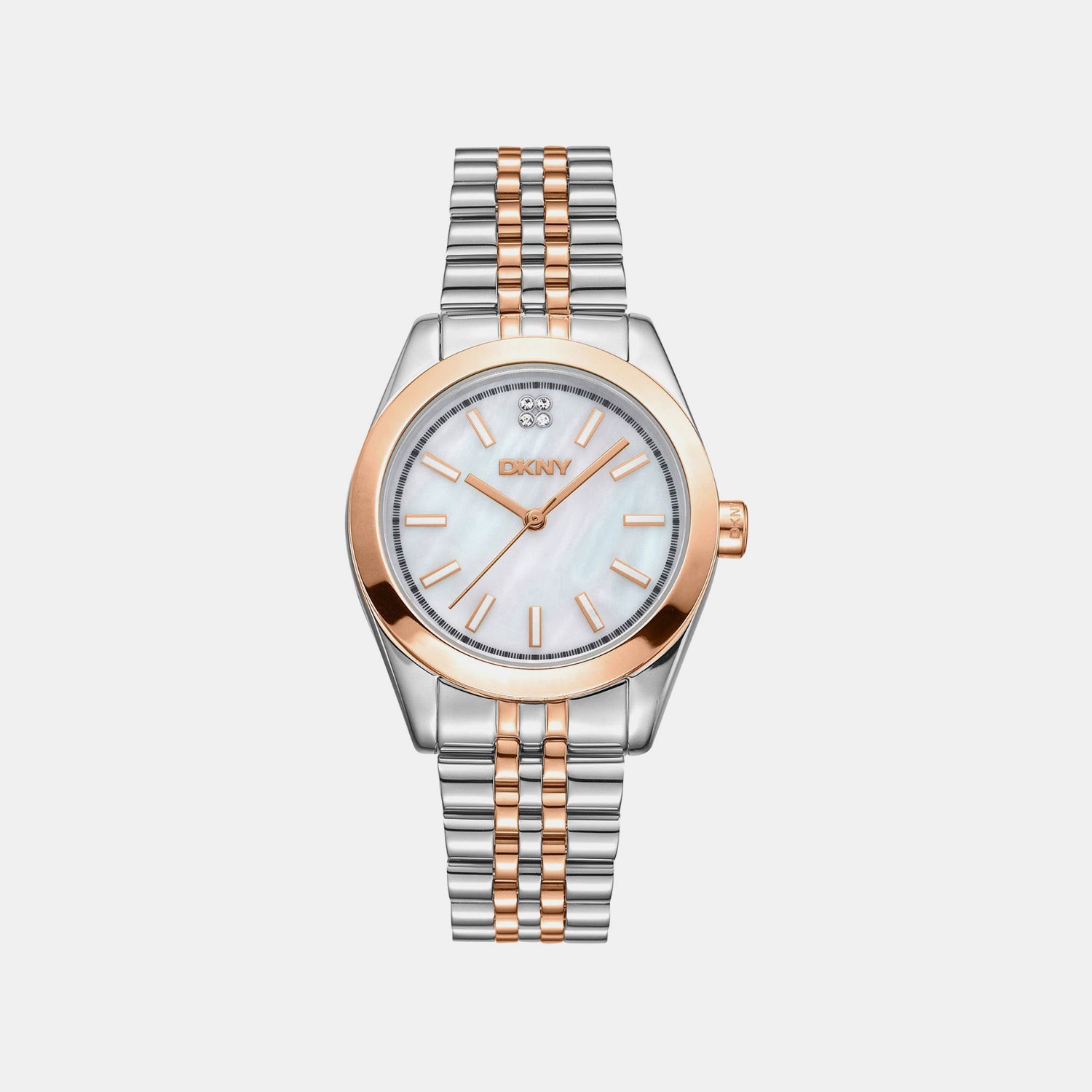 Nolita Midi Women Quartz Mother Of Pearl Dial Analog Stainless Steel Watch DK1L029M0095