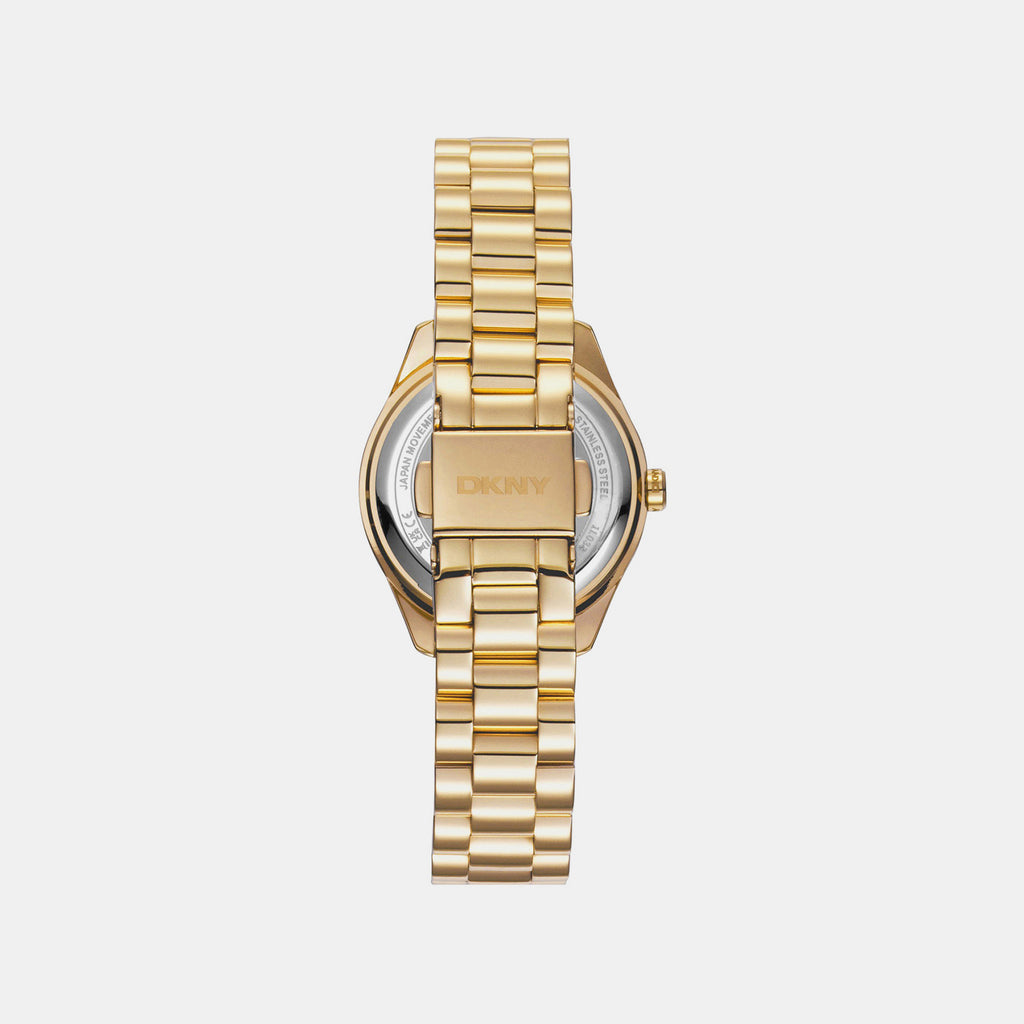 Astoria Logo Women Quartz Mother Of Pearl Dial Analog Stainless Steel Watch DK1L033M0065