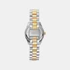 Astoria Logo Women Quartz Green Dial Analog Stainless Steel Watch DK1L033M0085