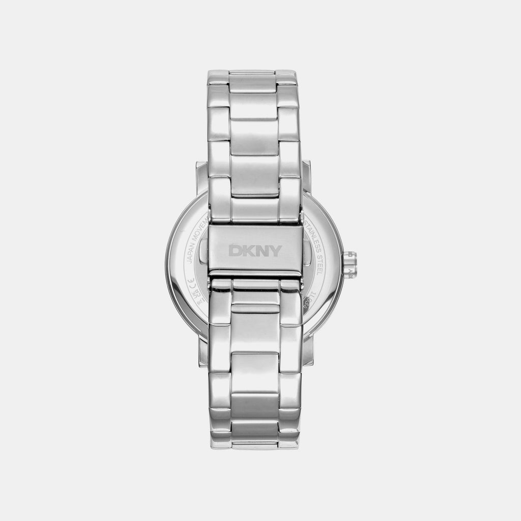 Soho Maxi Women Quartz Silver Dial Analog Stainless Steel Watch DK1L034M0035