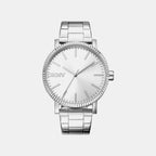 Soho Maxi Women Quartz Silver Dial Analog Stainless Steel Watch DK1L034M0035