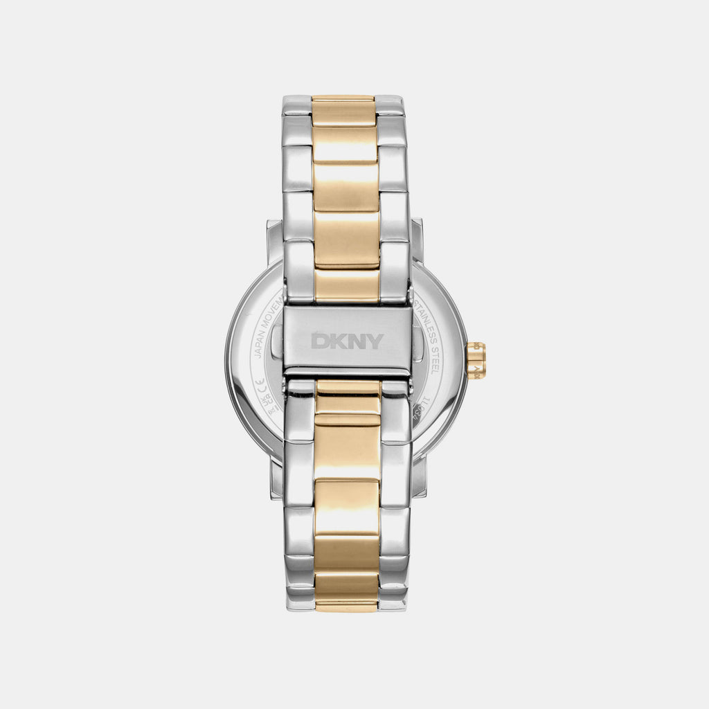 Soho Maxi Women Quartz Silver Dial Analog Stainless Steel Watch DK1L034M0075