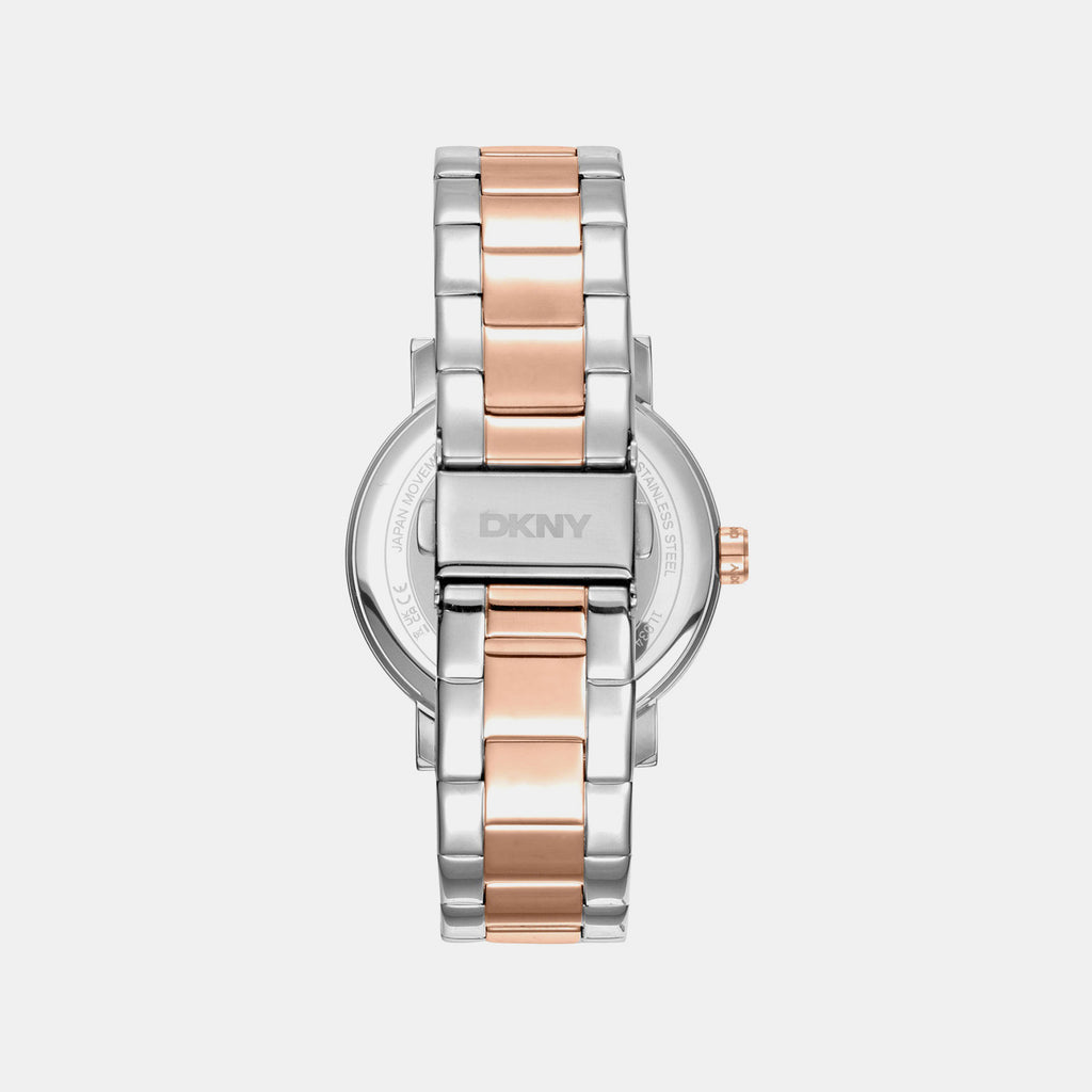 Soho Maxi Women Quartz Silver Dial Analog Stainless Steel Watch DK1L034M0085