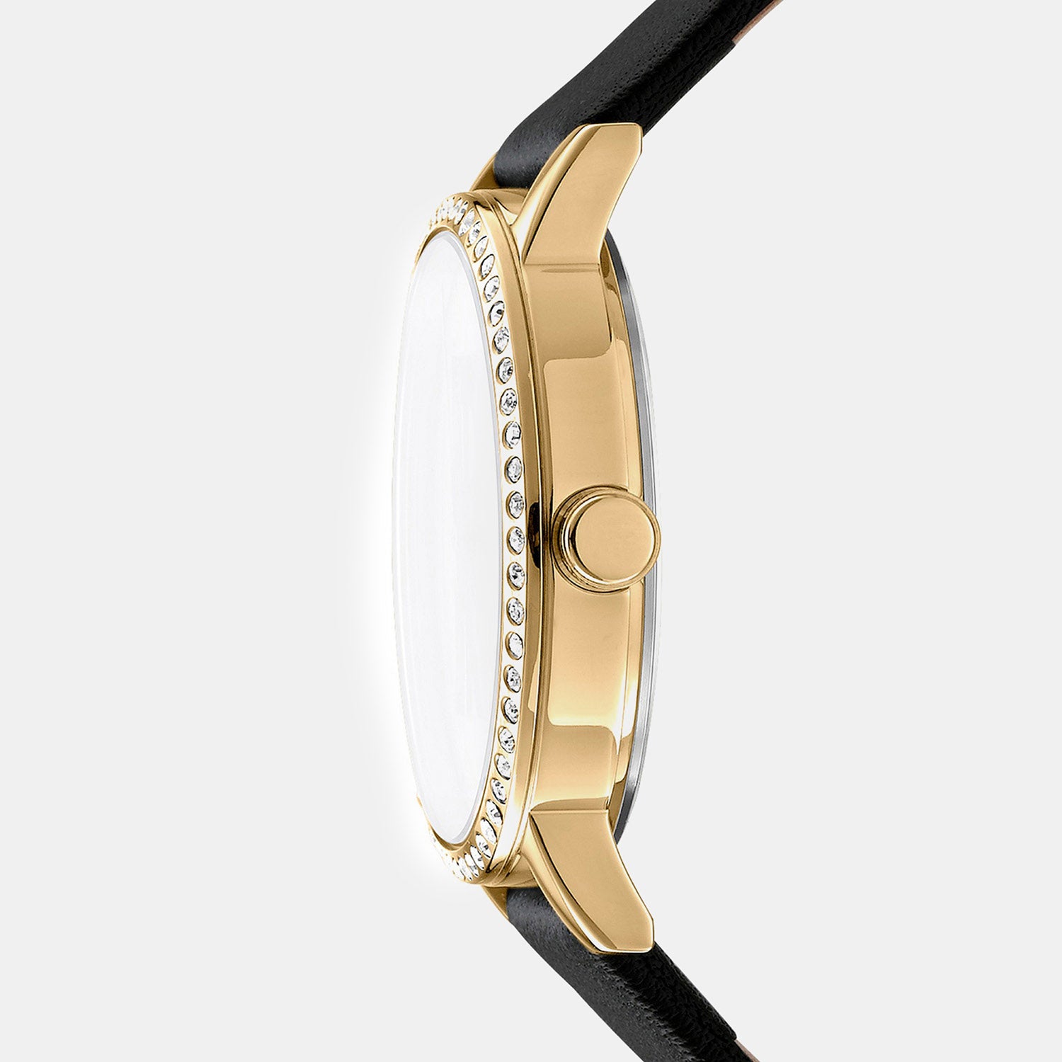 Soho Logo Women Quartz Silver Dial Analog Leather Watch DK1L035L0025