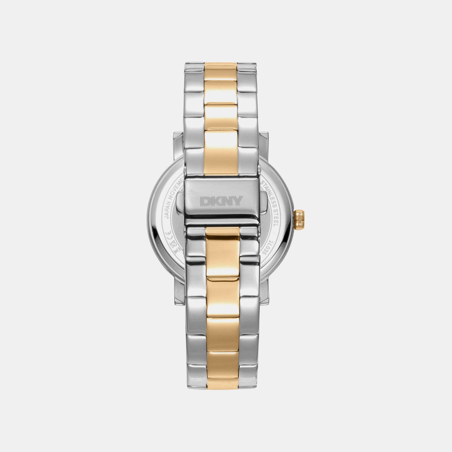 Soho Logo Women Quartz Silver Dial Analog Stainless Steel Watch DK1L035M0075