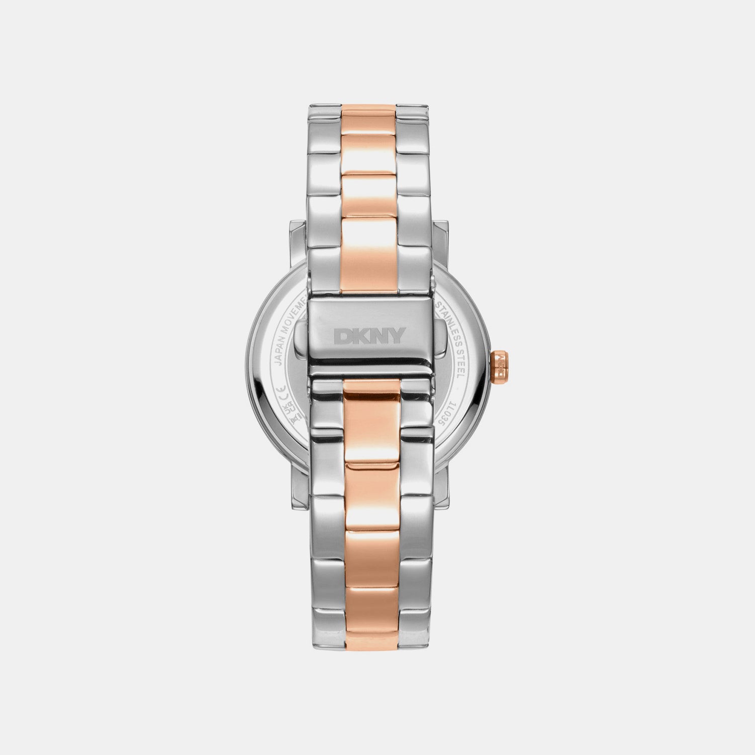 Soho Logo Women Quartz Silver Dial Analog Stainless Steel Watch DK1L035M0095
