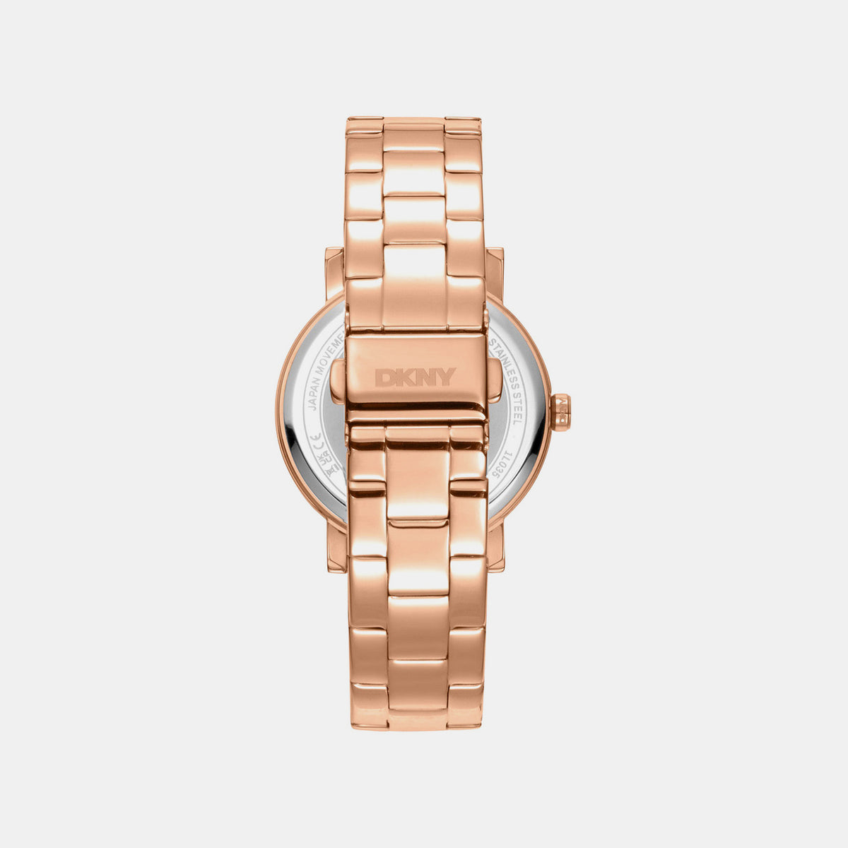 Soho Logo Women Quartz Silver Dial Analog Stainless Steel Watch DK1L035M0225