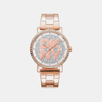 Soho Logo Women Quartz Silver Dial Analog Stainless Steel Watch DK1L035M0225