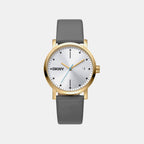 Soho Midi Women Quartz Silver Dial Analog Leather Watch DK1L036L0025