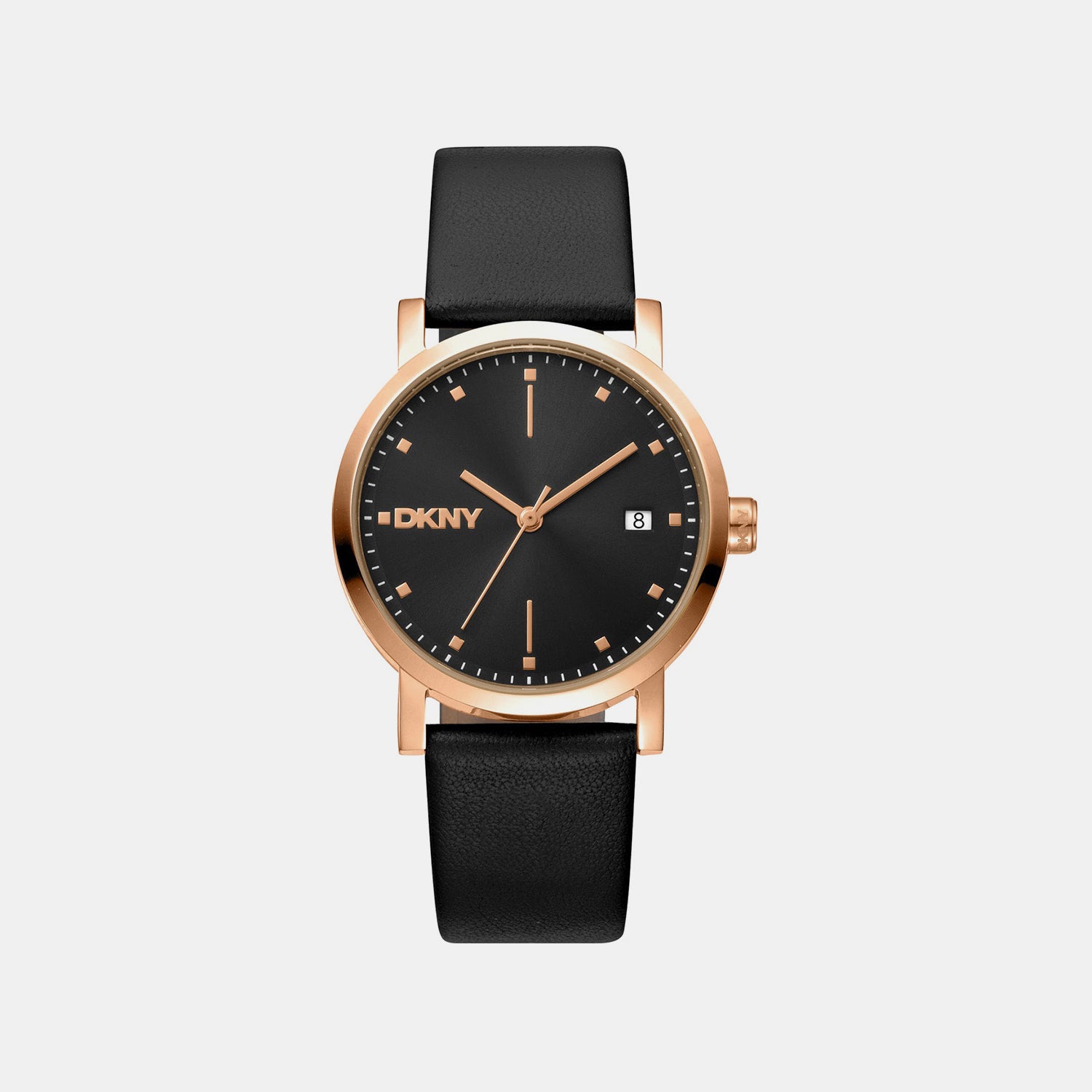 Soho Midi Women Quartz Black Dial Analog Leather Watch DK1L036L0035