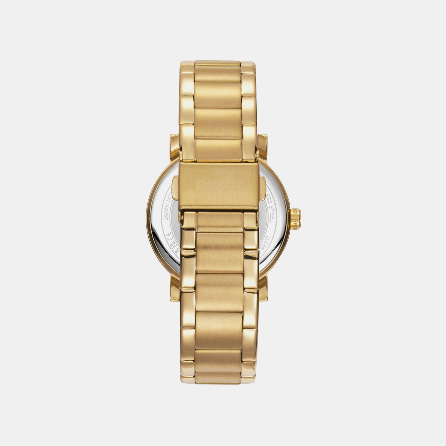 Soho Midi Women Quartz Champagne Dial Analog Stainless Steel Watch DK1L036M0065