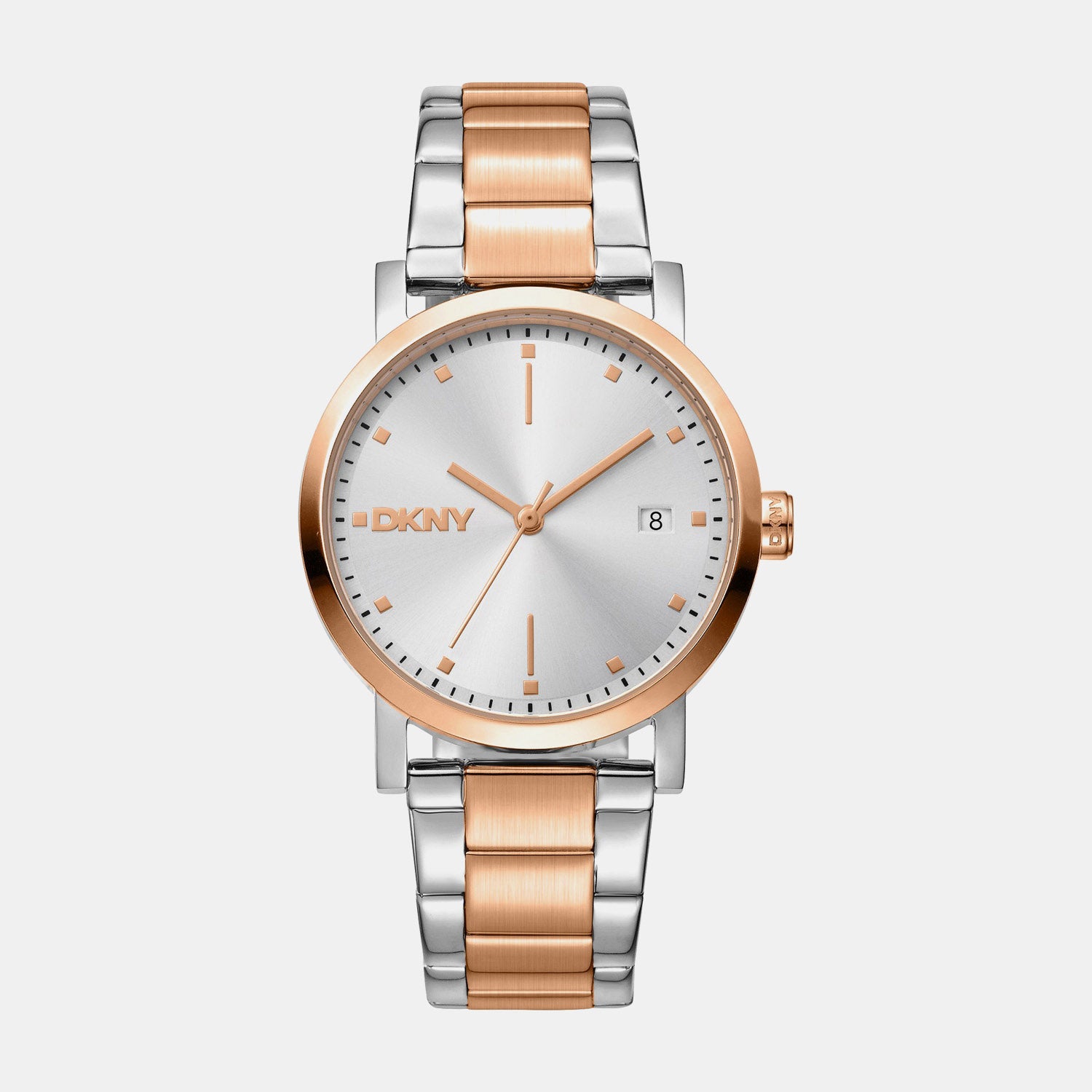 Soho Midi Women Quartz Silver Dial Analog Stainless Steel Watch DK1L036M0105