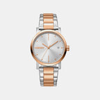 Soho Midi Women Quartz Silver Dial Analog Stainless Steel Watch DK1L036M0105