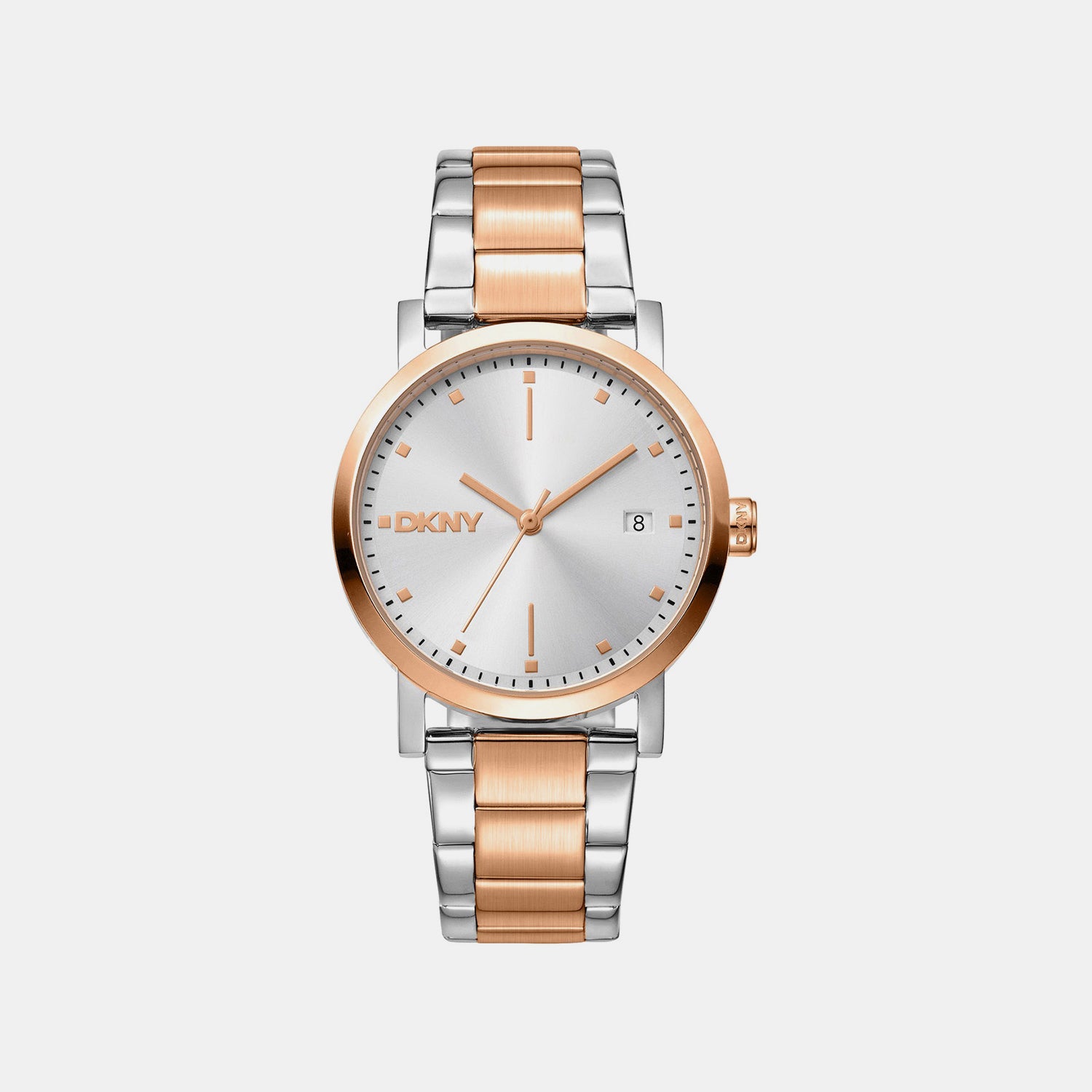Soho Midi Women Quartz Silver Dial Analog Stainless Steel Watch DK1L036M0105