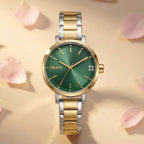 Soho Glitz Women Quartz Green Dial Analog Stainless Steel Watch DK1L038M0085