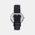 Essential Logo Women Quartz Mother Of Pearl Dial Analog Leather Watch DK1L041L0015