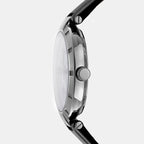 Essential Logo Women Quartz Mother Of Pearl Dial Analog Leather Watch DK1L041L0015