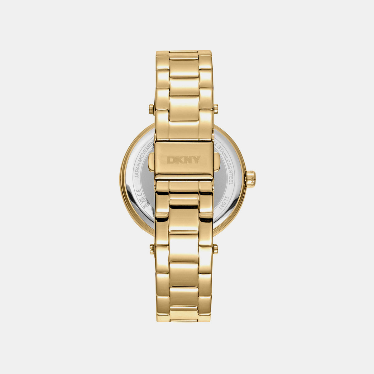 Essential Logo Women Quartz Silver Dial Analog Stainless Steel Watch DK1L041M0065
