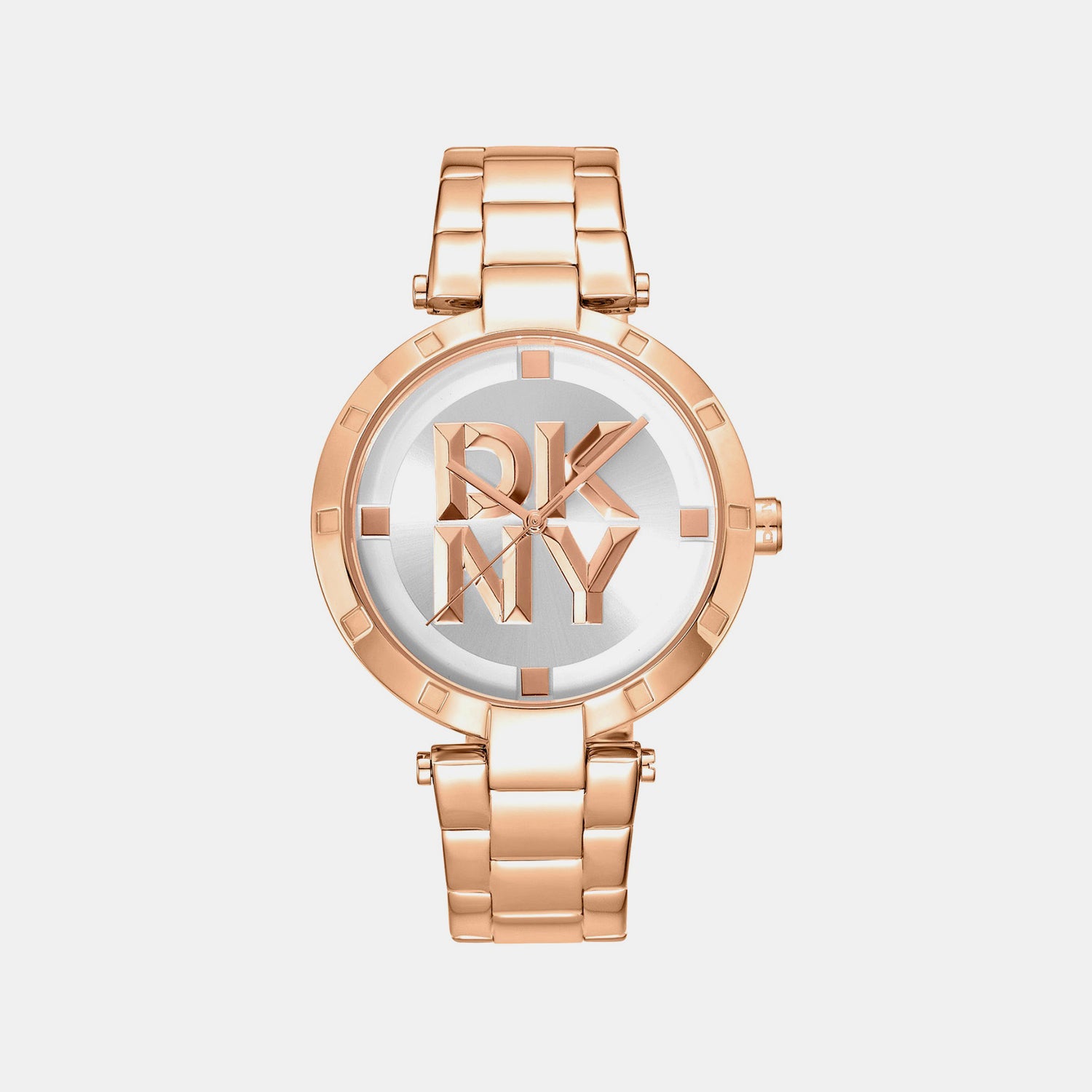 Essential Logo Women Quartz Multicolour Dial Analog Stainless Steel Watch DK1L041M0075