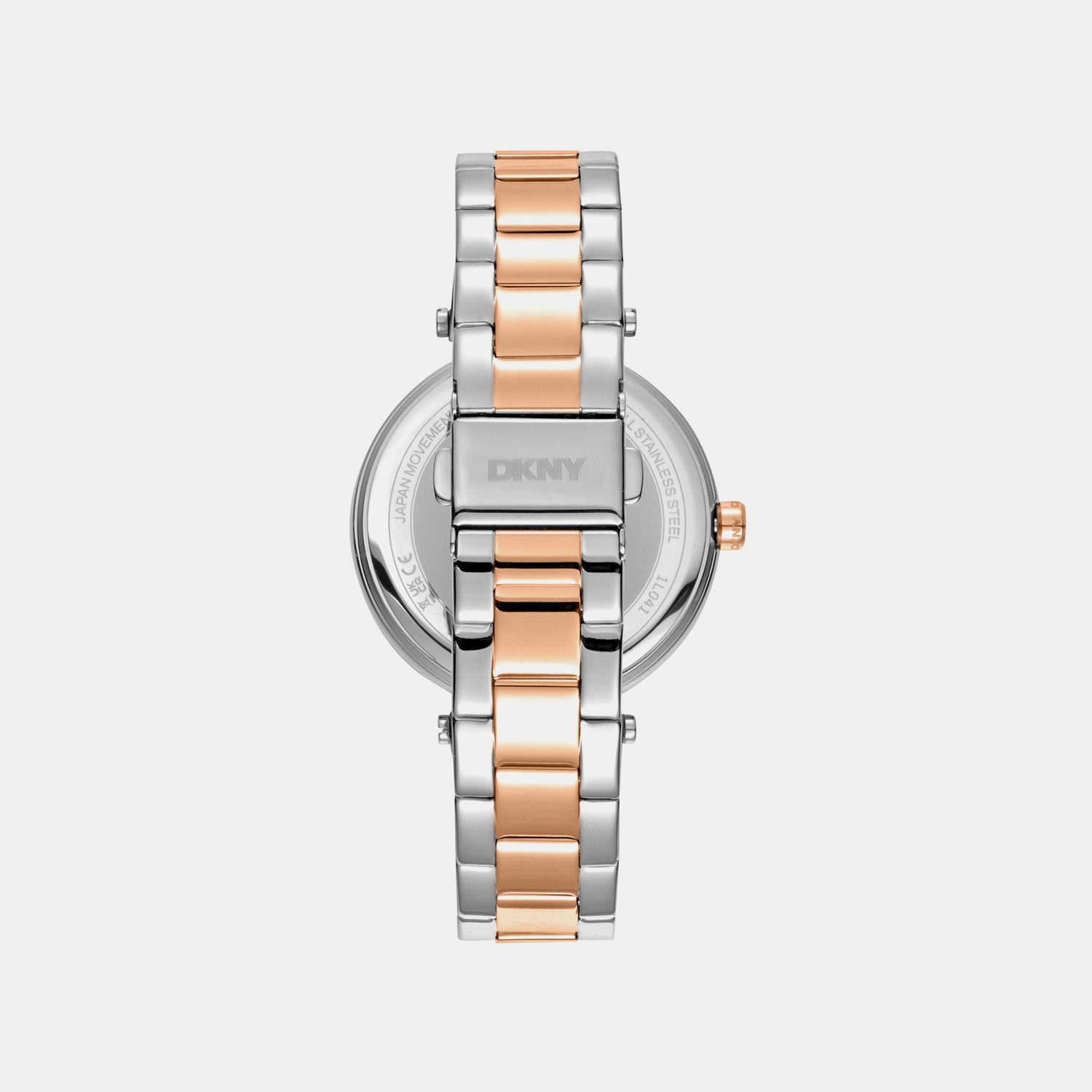 Essential Logo Women Quartz Blue Dial Analog Stainless Steel Watch DK1L041M0095
