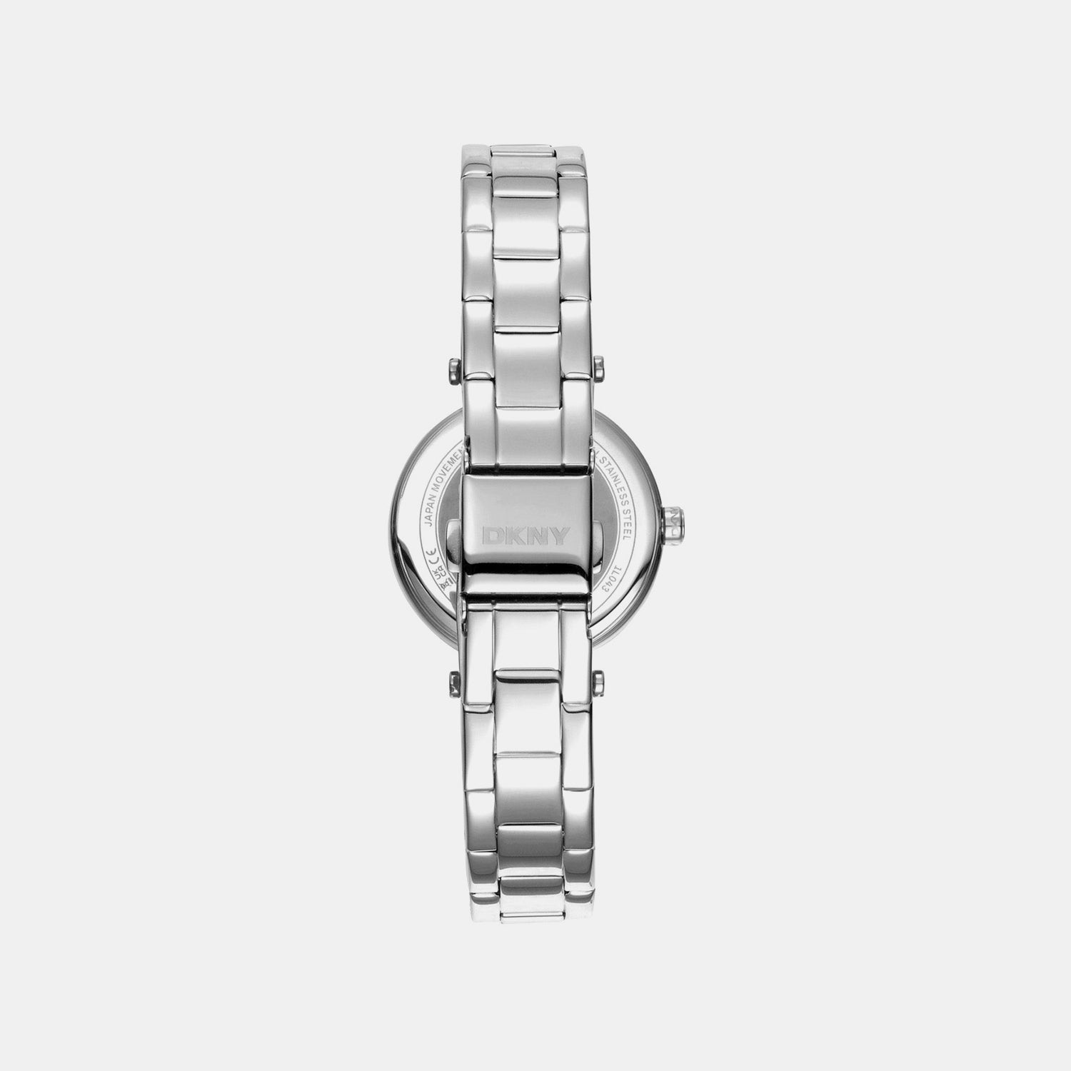 Essential Mini Women Quartz Silver Dial Analog Stainless Steel Watch DK1L043M0045