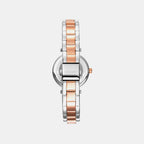 Essential Mini Women Quartz Mother Of Pearl Dial Analog Stainless Steel Watch DK1L043M0095