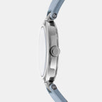 Downtown Midi Women Quartz Blue Dial Analog Leather Watch DK1L045L0015