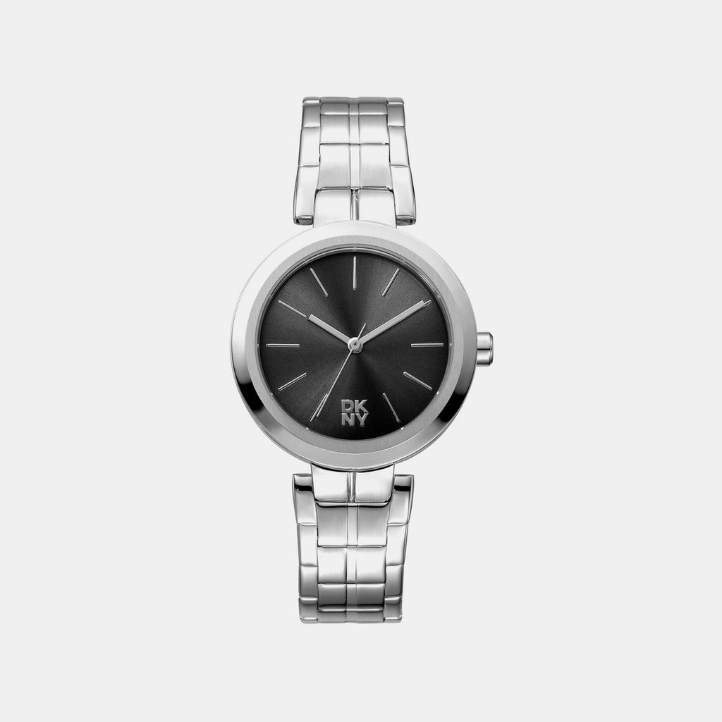 Downtown Midi Women Quartz Black Dial Analog Stainless Steel Watch DK1L045M0045