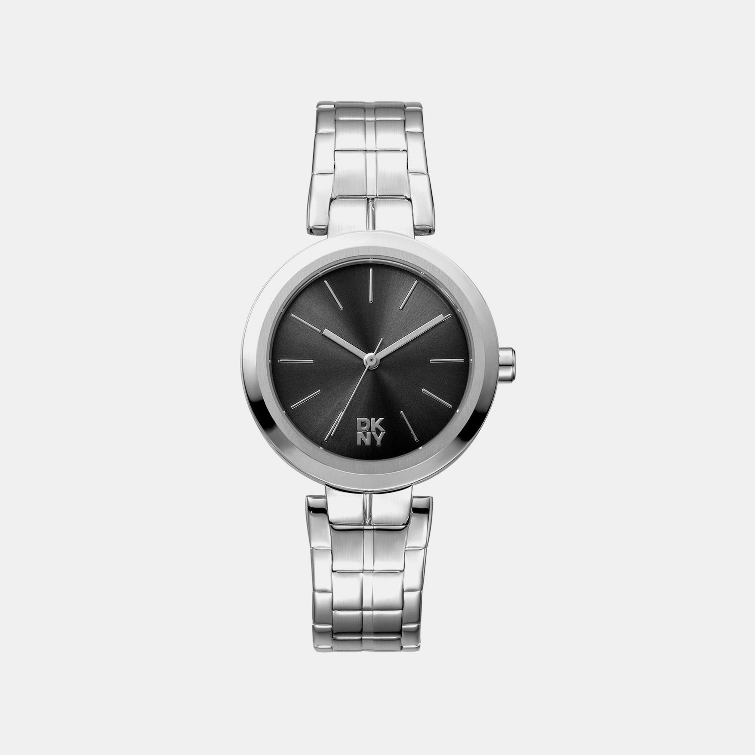 Downtown Midi Women Quartz Black Dial Analog Stainless Steel Watch DK1L045M0045