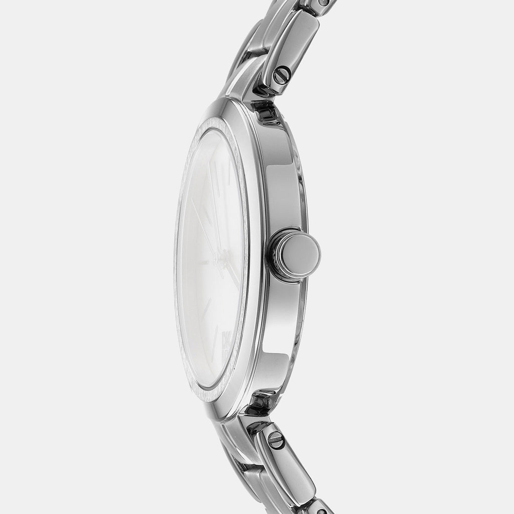 Downtown Midi Women Quartz Black Dial Analog Stainless Steel Watch DK1L045M0045