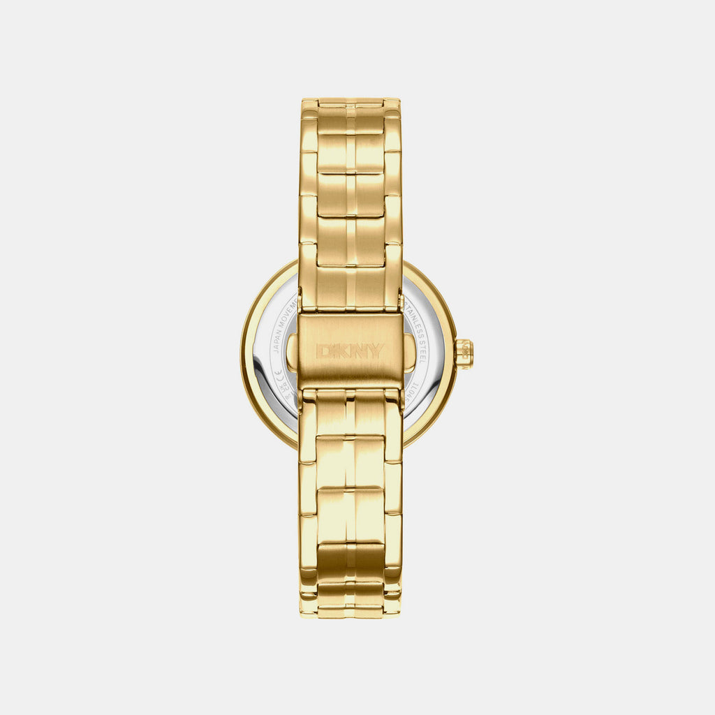 Downtown Midi Women Quartz Silver Dial Analog Stainless Steel Watch DK1L045M0055