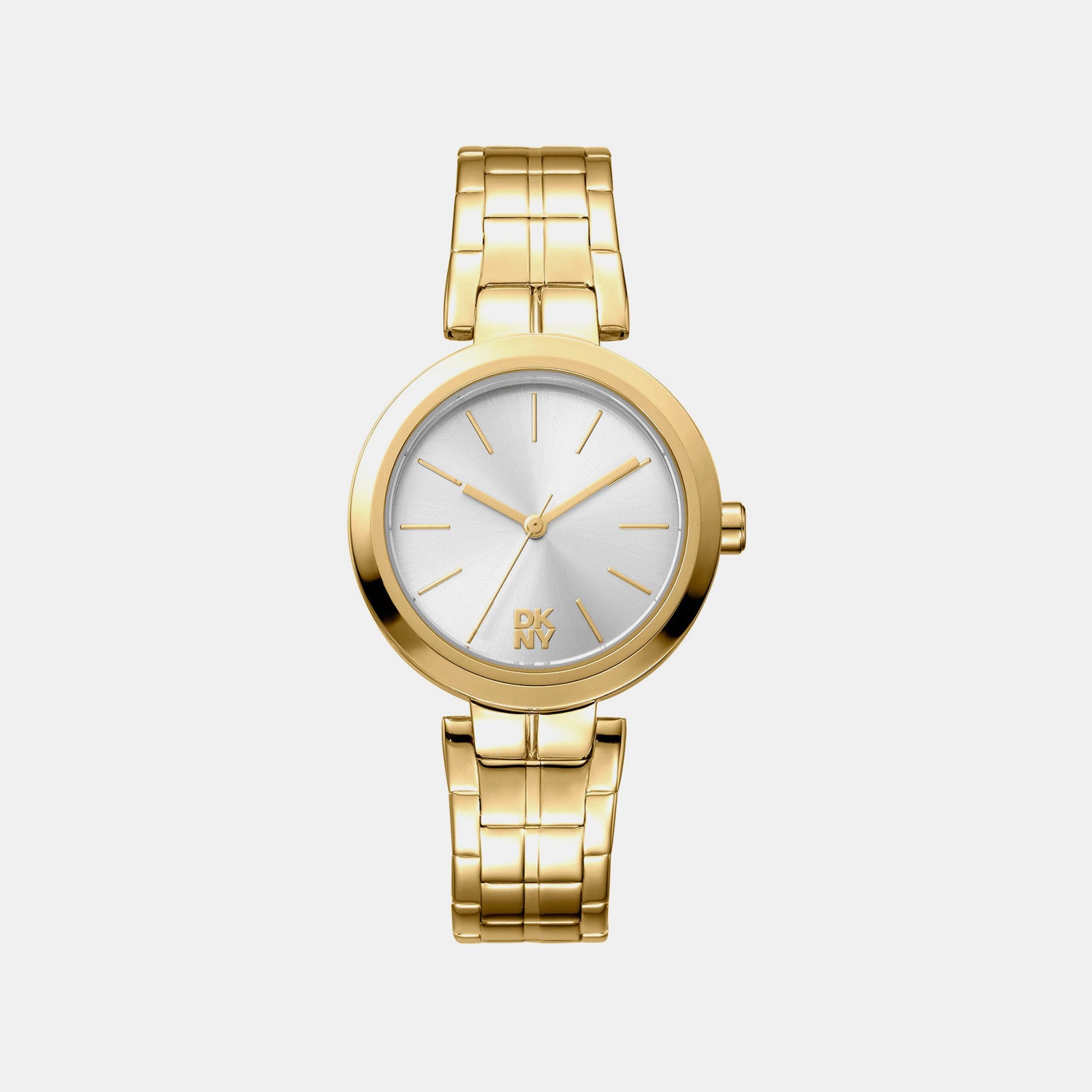 Downtown Midi Women Quartz Silver Dial Analog Stainless Steel Watch DK1L045M0055
