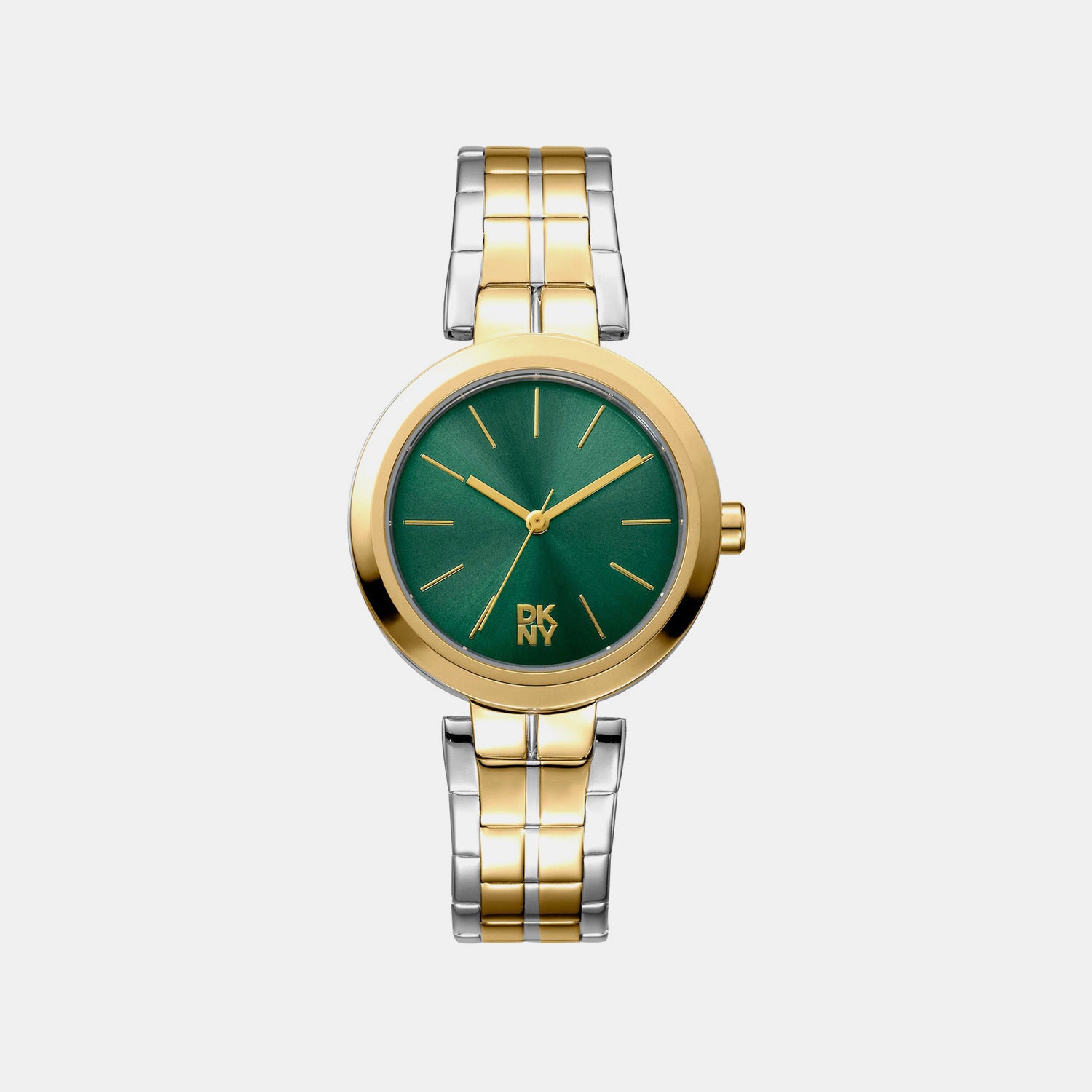 Downtown Midi Women Quartz Green Dial Analog Stainless Steel Watch DK1L045M0075
