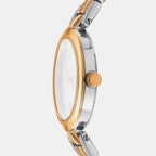 Downtown Midi Women Quartz Silver Dial Analog Stainless Steel Watch DK1L045M0085
