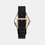Park Ave Multi Women Quartz Silver Dial Multi-Function Leather Watch DK1L054L0025