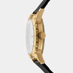 Park Ave Multi Women Quartz Silver Dial Multi-Function Leather Watch DK1L054L0025