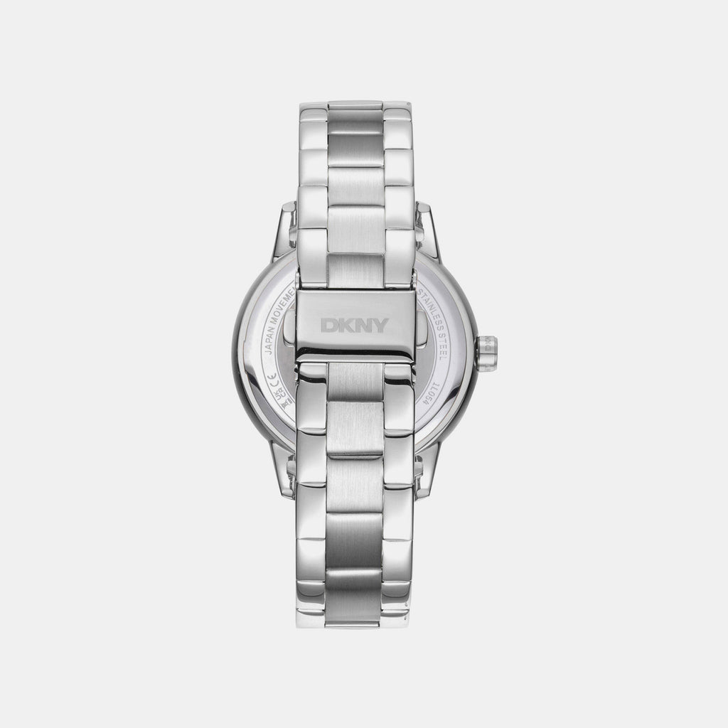 Park Ave Multi Women Quartz Silver Dial Multi-Function Stainless Steel Watch DK1L054M0035