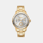 Park Ave Multi Women Quartz Silver Dial Multi-Function Stainless Steel Watch DK1L054M0045