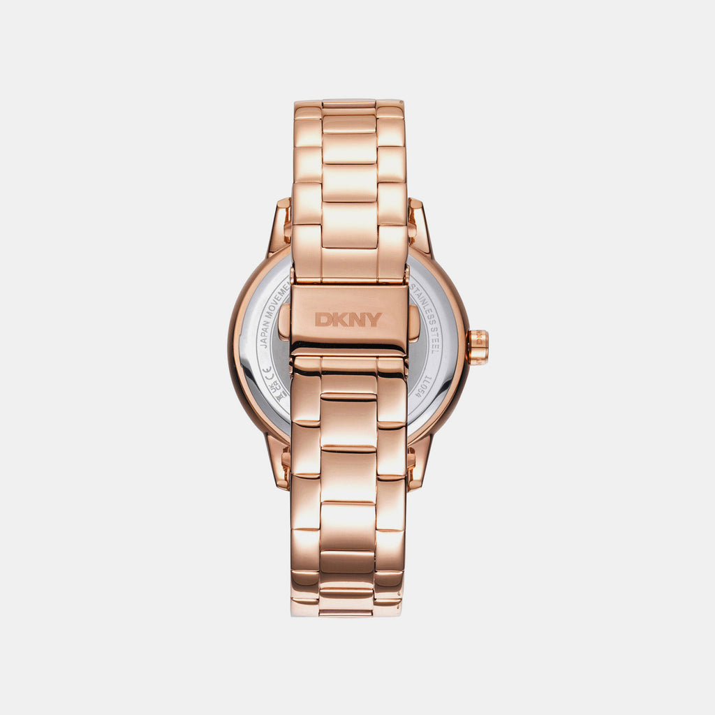 Park Ave Multi Women Quartz Silver Dial Multi-Function Stainless Steel Watch DK1L054M0065
