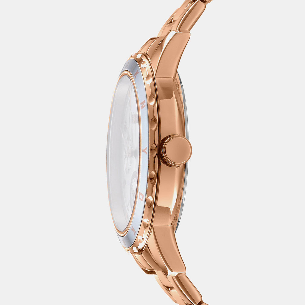 Park Ave Multi Women Quartz Silver Dial Multi-Function Stainless Steel Watch DK1L054M0065