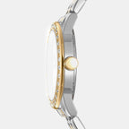 Parsons Glitz Women Quartz Green Dial Analog Stainless Steel Watch DK1L059M0075