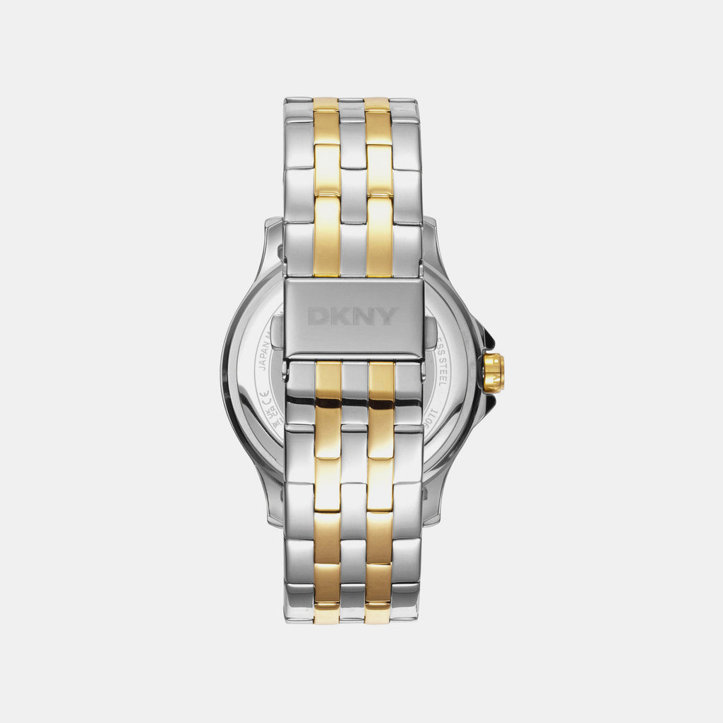 Nolita Multi Glitz Women Quartz Black Dial Multi-Function Stainless Steel Watch DK1L064M0085