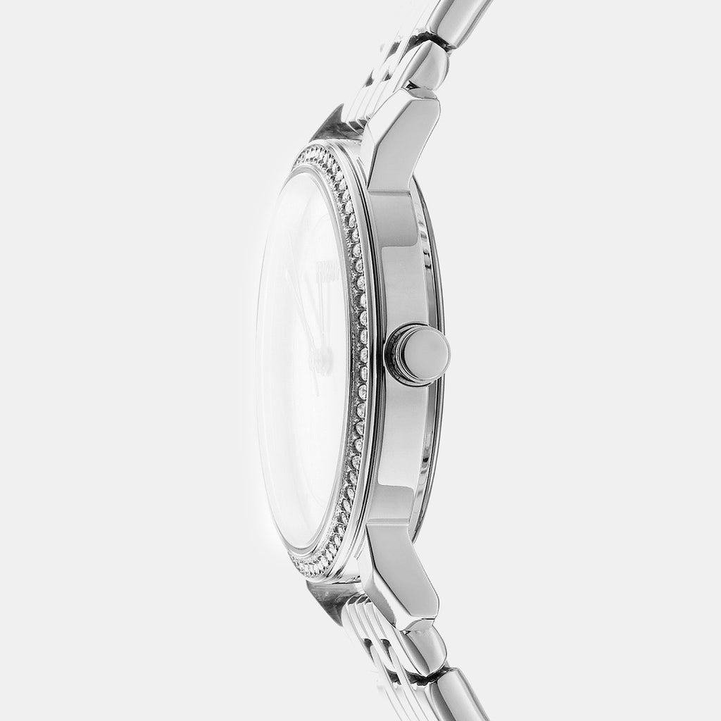 Astoria Glitz Women Quartz Silver Dial Analog Stainless Steel Watch DK1L065M0035
