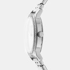 Astoria Glitz Women Quartz Silver Dial Analog Stainless Steel Watch DK1L065M0035