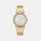 Astoria Glitz Women Quartz Silver Dial Analog Stainless Steel Watch DK1L065M0045