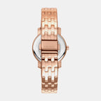 Astoria Glitz Women Quartz Rose Gold Dial Analog Stainless Steel Watch DK1L065M0055