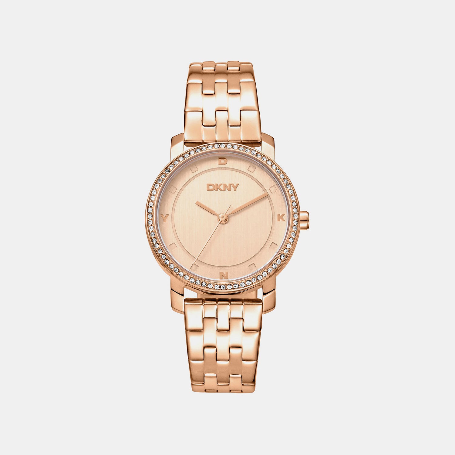 Astoria Glitz Women Quartz Rose Gold Dial Analog Stainless Steel Watch DK1L065M0055