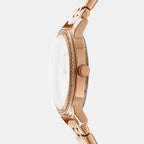 Astoria Glitz Women Quartz Rose Gold Dial Analog Stainless Steel Watch DK1L065M0055