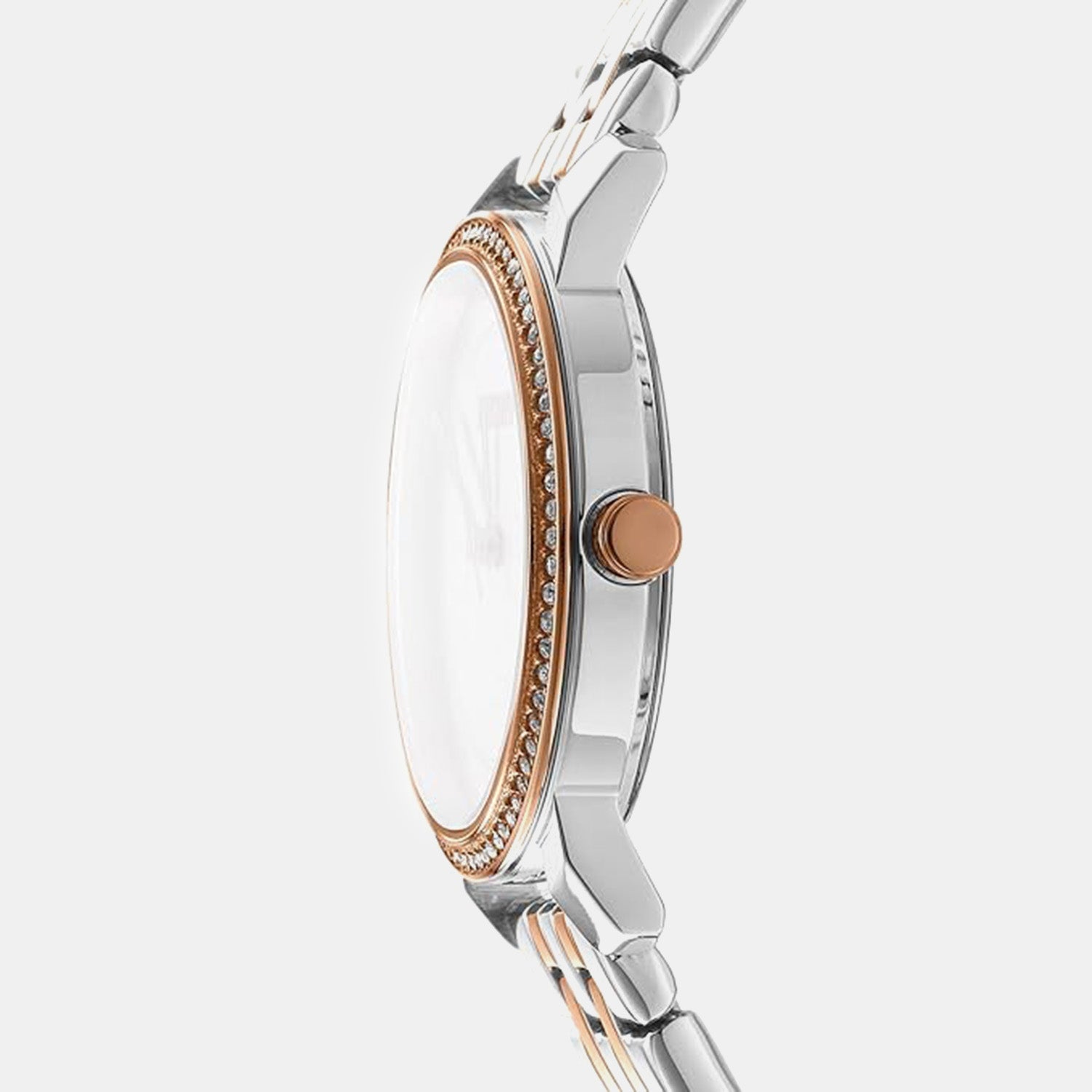 Astoria Glitz Women Quartz Silver Dial Analog Stainless Steel Watch DK1L065M0085
